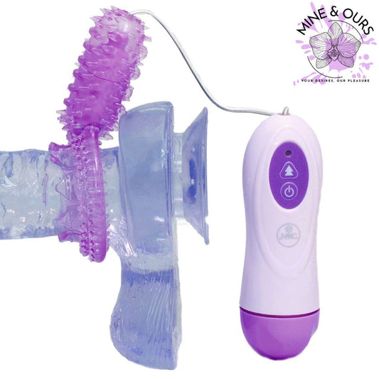 Angelic Sleeve Jelly Remote Vibrating Cock Ring | Mine & Ours ZA | South Africa | Vibrating Cock Ring 