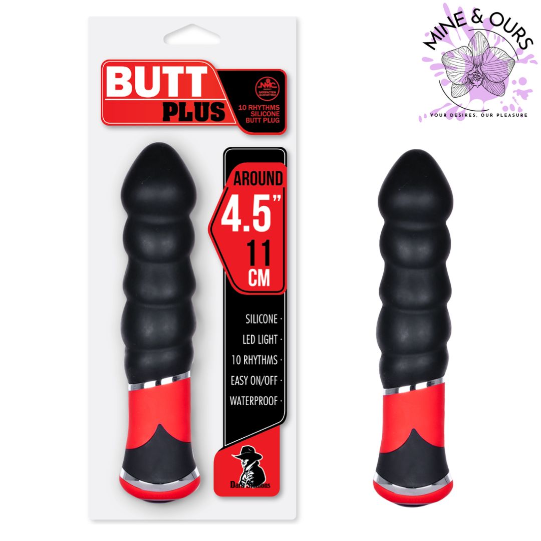 Butt Plus 4.5 Inch Silicone Vibrating Butt Plug | Mine & Ours ZA | South Africa 