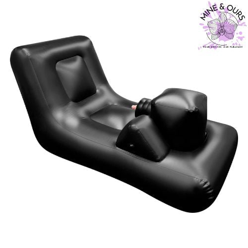 Dark Magic Inflatable Bed with 3 Piece Wireless Controlled Vibrator | Mine & Ours ZA | South Africa | Sex Furniture 