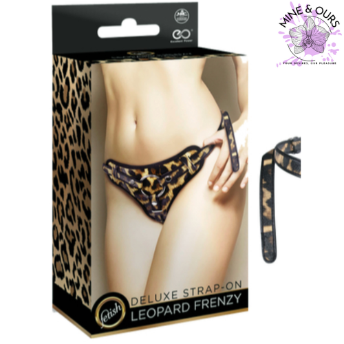 Leopard Frenzy Deluxe Strap On | Mine & Ours ZA | South Africa | Strap On 