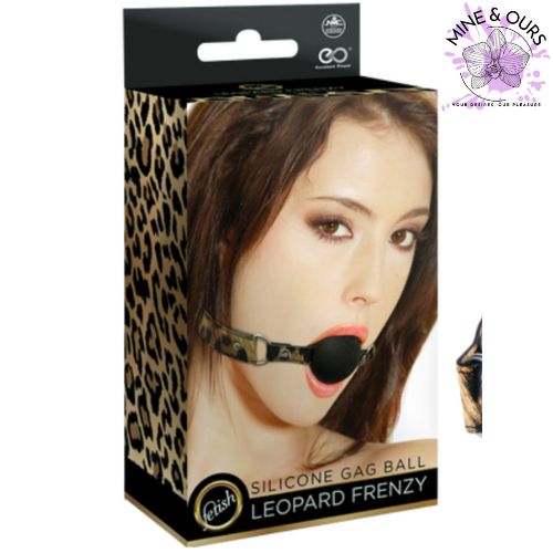 Leopard Frenzy Silicone Ball Gag | Mine & Ours ZA | South Africa | Ball Gag 