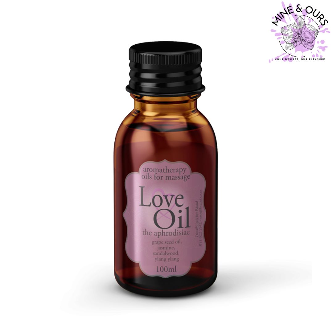 Love Oil Pink 100ml | Mine & Ours ZA | South Africa | Massage Oil 