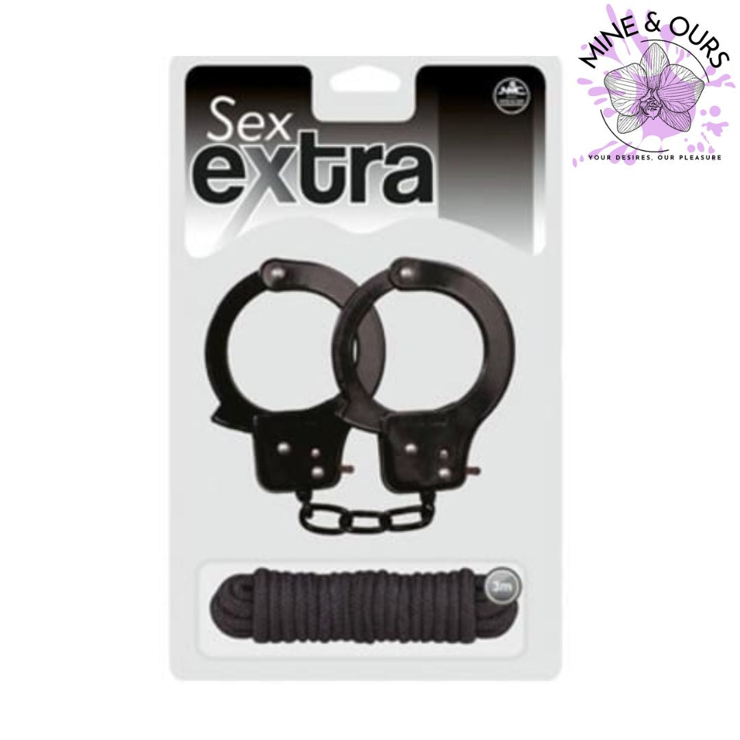 Sex Extra Cuff & Rope Set | Mine & Ours ZA | South Africa | BDSM Kit 